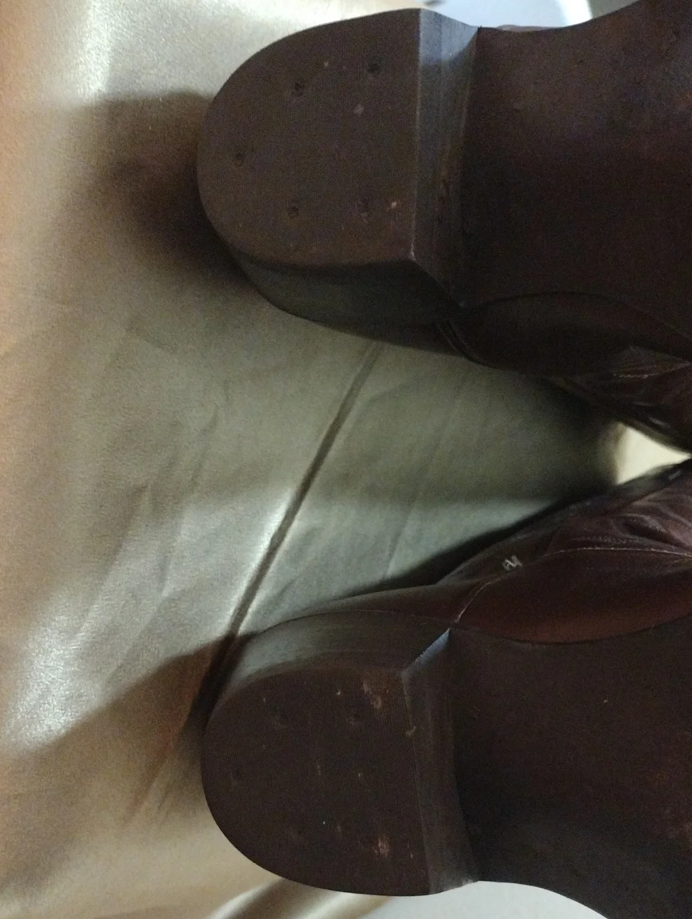 Nocona Men's Brown Leather Western Cowboy Boots.  8.5 C